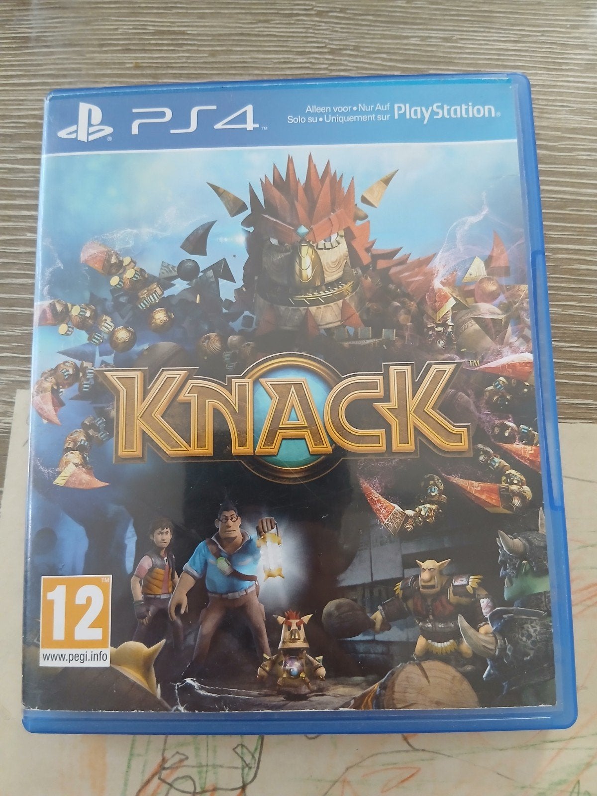 Knack, PS4, Enlèvement, Plateforme, À partir de 12 ans