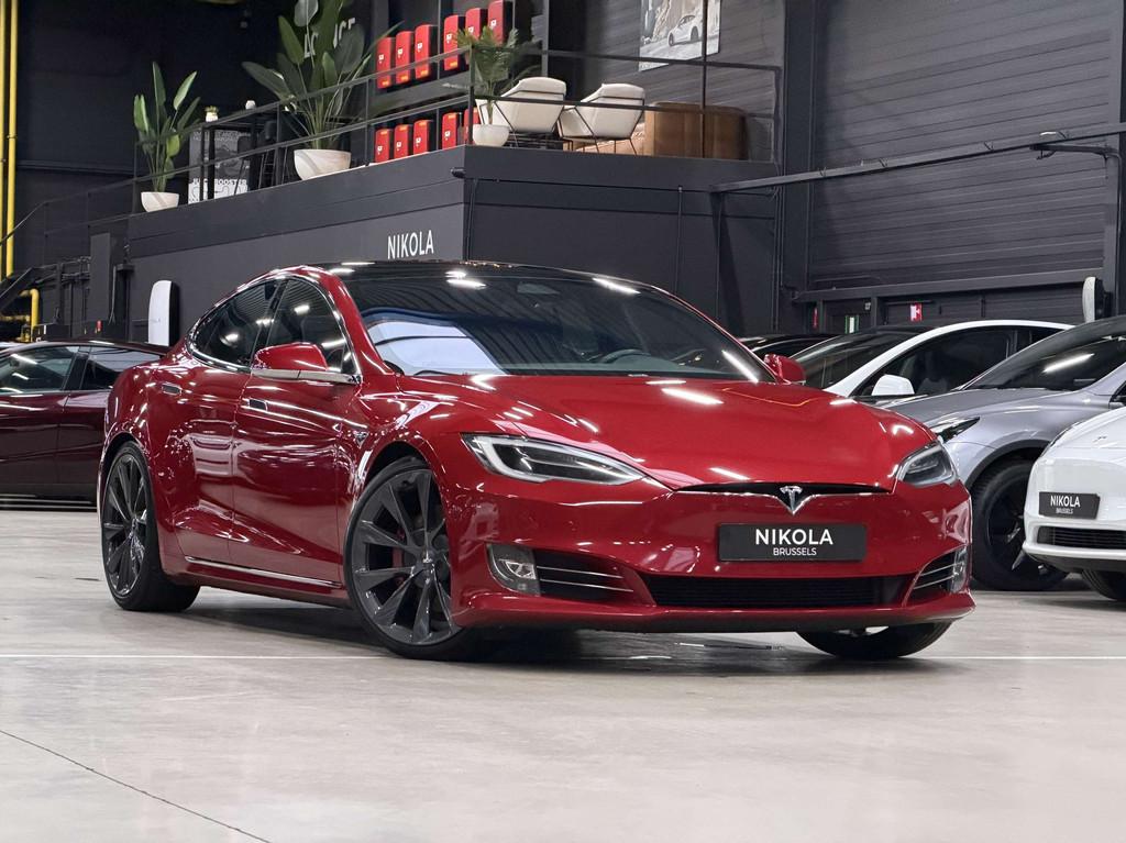 Tesla Model S LONG RANGE RAVEN - 21 WHEELS - AP ACTIVE, Auto's, Tesla, Gebruikt, Zwart, 525 pk, 386 kW