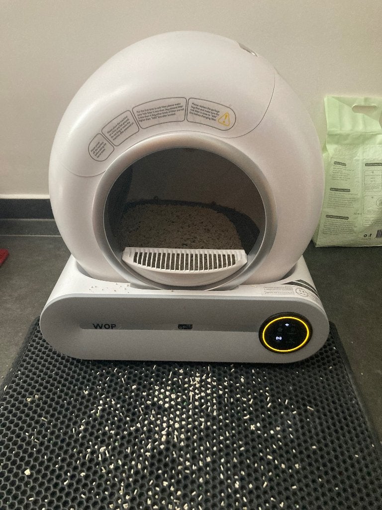 zelfreinigende kattenbak, Dieren en Toebehoren, Ophalen, Zelfreinigend, Zo goed als nieuw, Gesloten