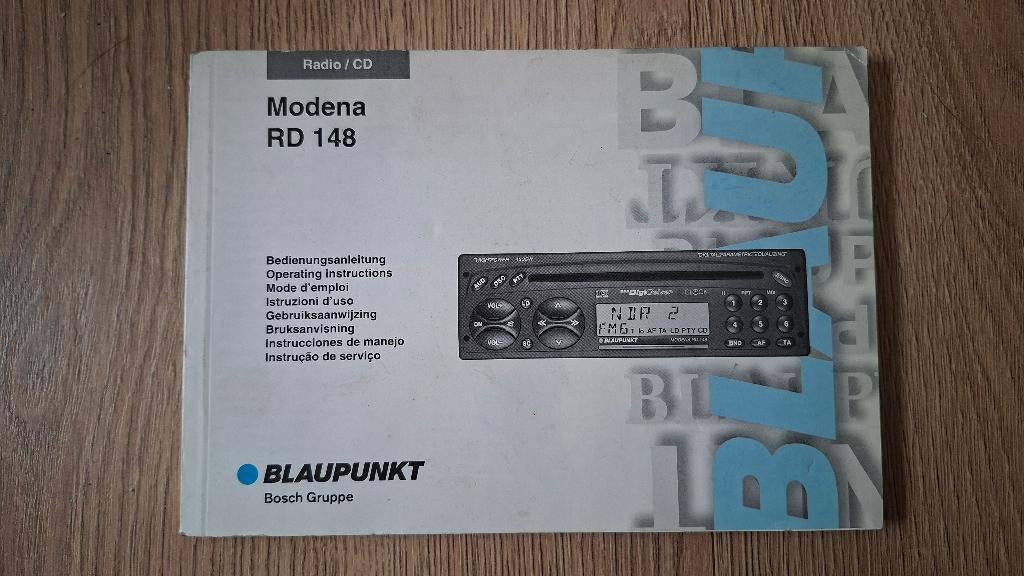 Handleiding Autoradio Blaupunkt, Mercedes ,....., Enlèvement ou Envoi, Utilisé