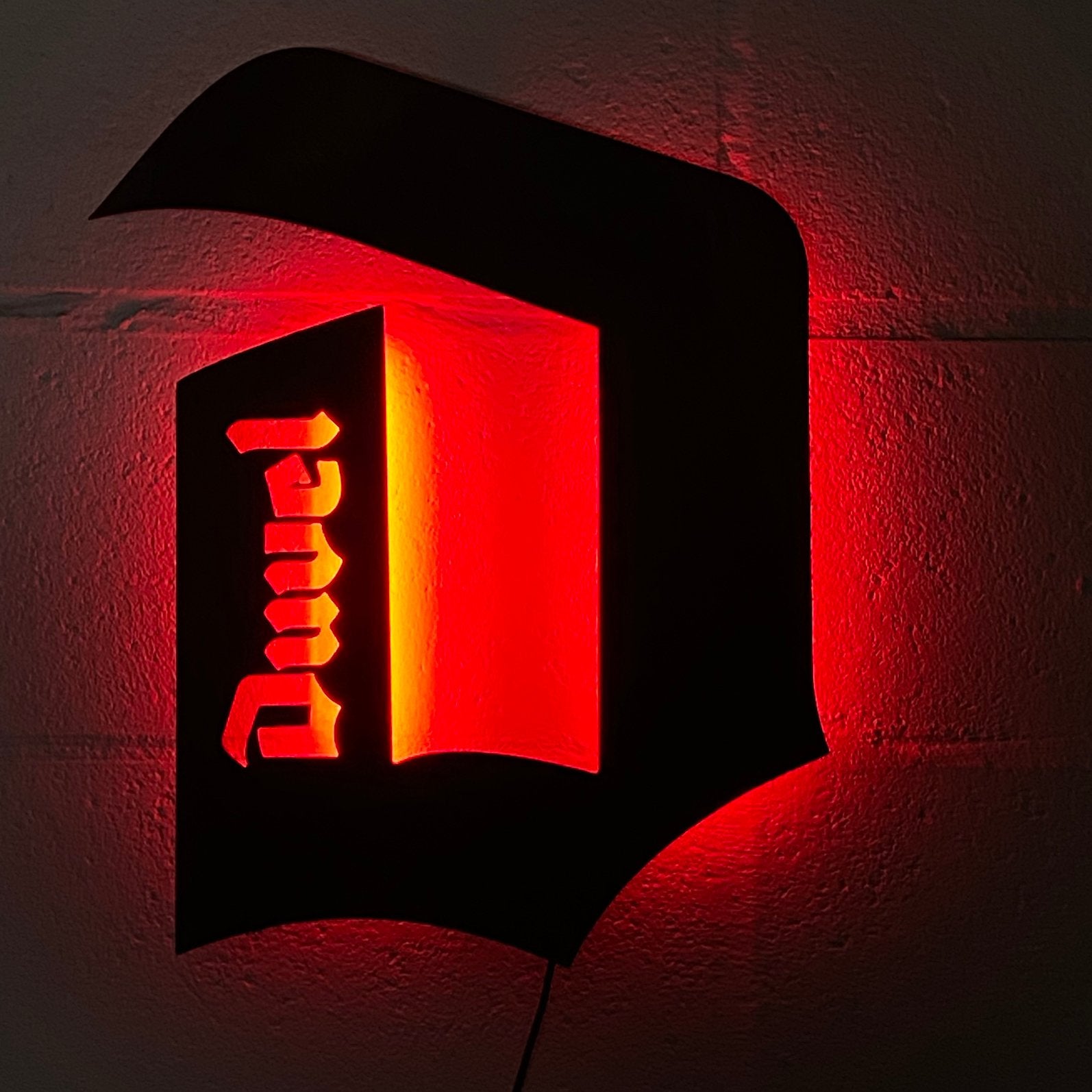 Cortenstaal logo Duvel, Ophalen, Nieuw, IJzer