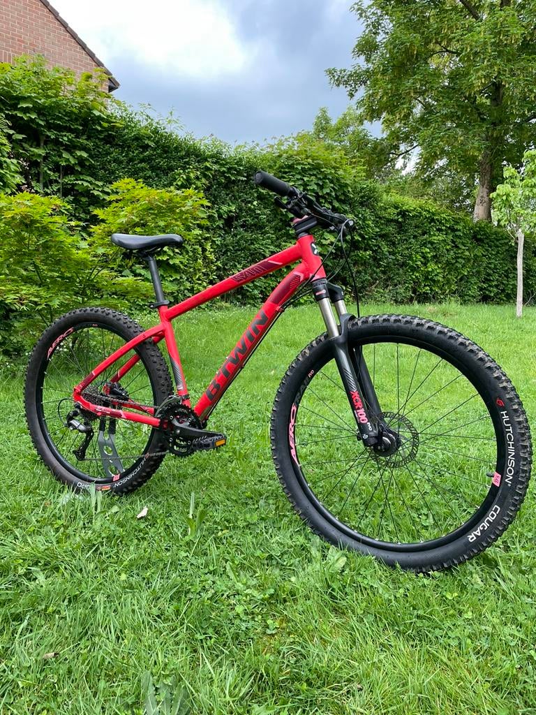 B-twin 540 M mountainbike, Hardtail, Heren, Zo goed als nieuw, Schijfrem