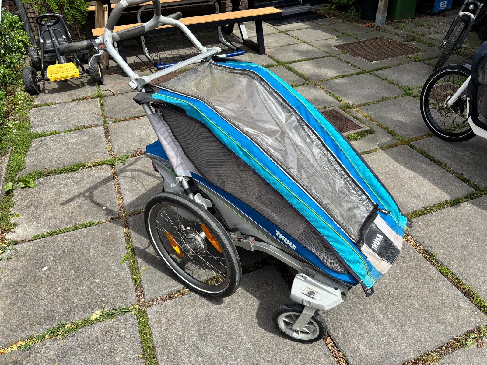 Thule Charriott CX 1p, Ophalen, Gebruikt, Kinderkar, Opvouwbaar