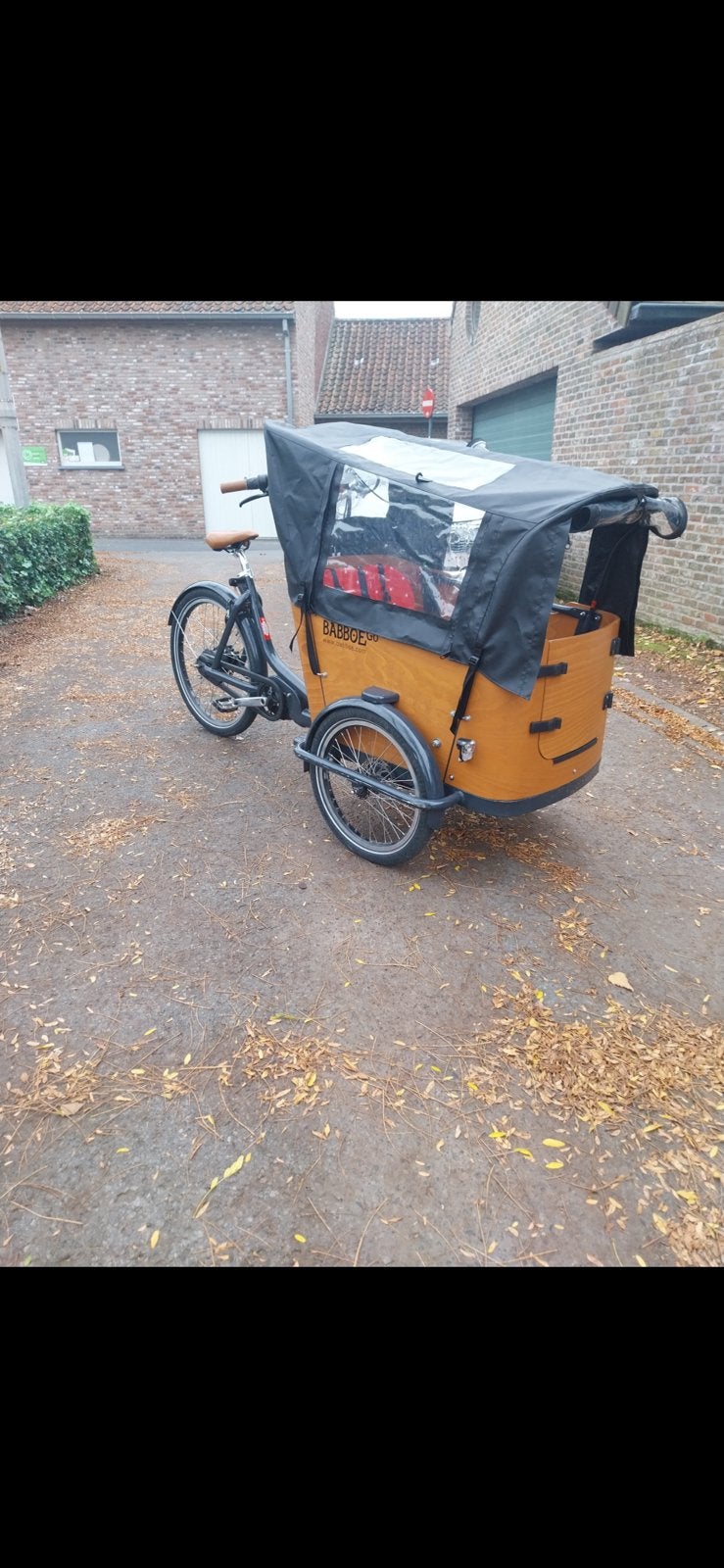 Bakfiets, Enlèvement, Comme neuf, Bâche