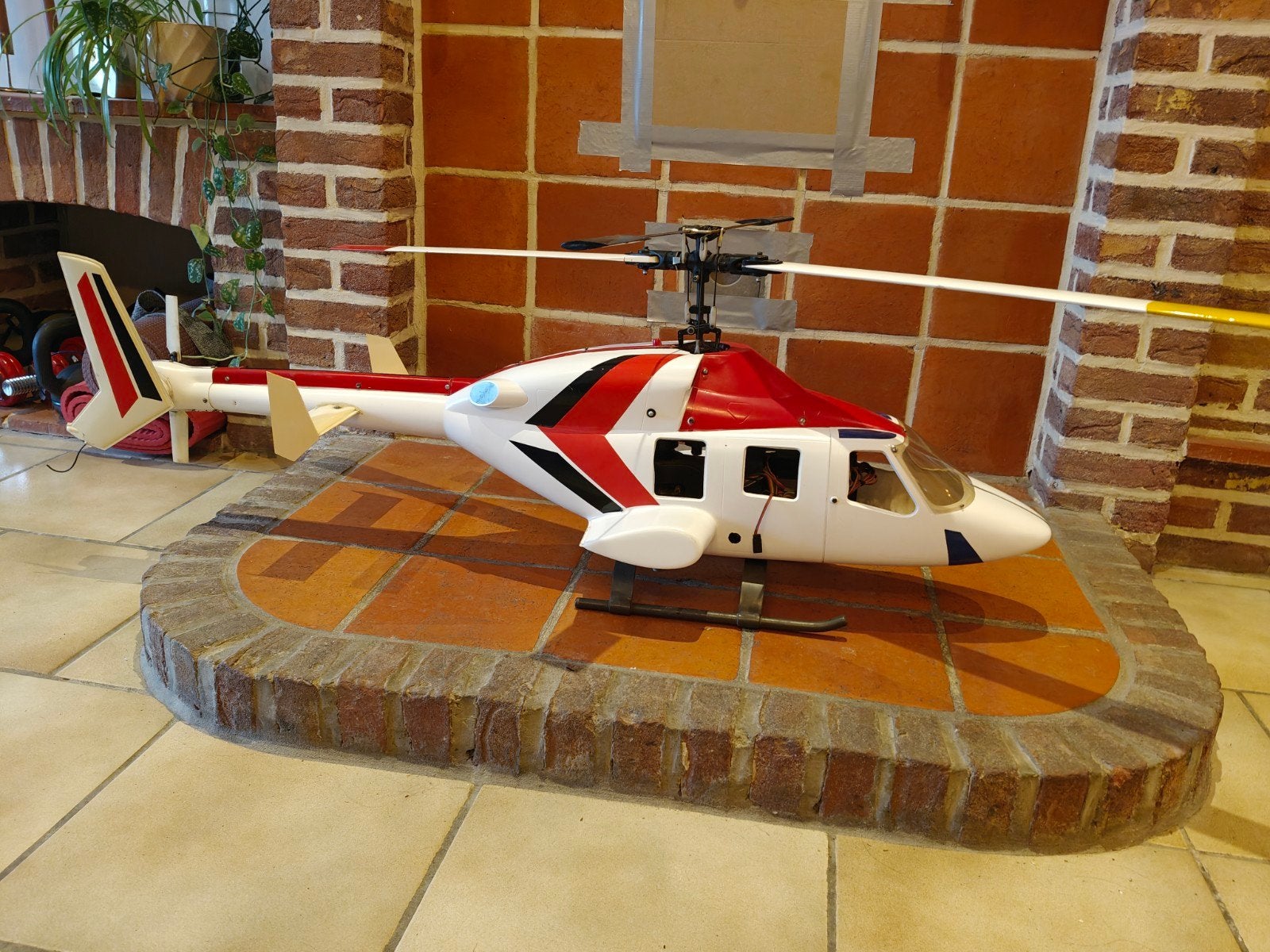 vintage hirobo shuttle met kyosho bell 222 romp, Enlèvement