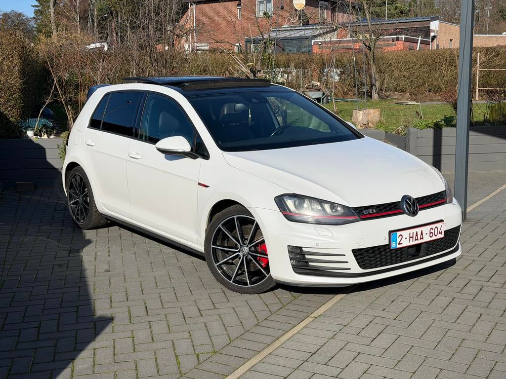 VOLKSWAGEN GOLF 7 GTI PANO LEER KEYLESS CARBON PACK FULL, Autos, Volkswagen, Particulier, Golf, Toit ouvrant, Toit panoramique