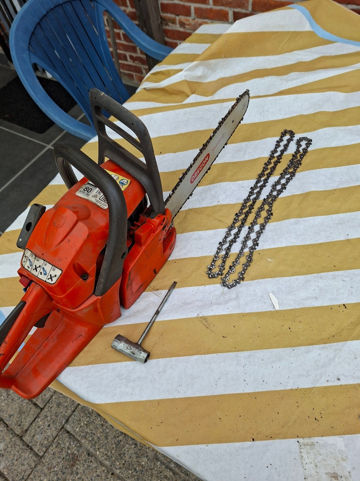 husqevarna kettingzaag 25 cm, Tuin en Terras, Ophalen