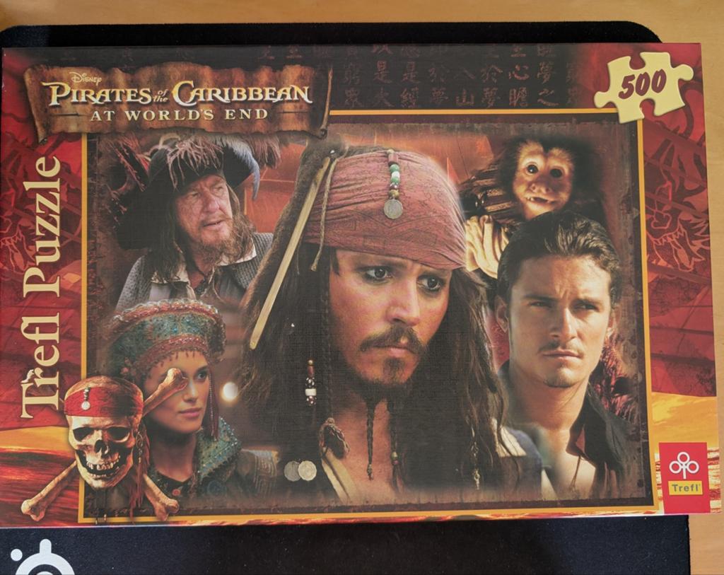 Pirates of the Carribean puzzel, Ophalen