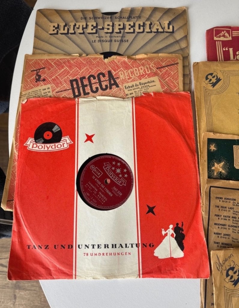 Elite-Special, Decca,Polydor, Pathé,Philips Shellac platen, CD & DVD, Vinyles | Classique, Utilisé, Autres types, Autres types