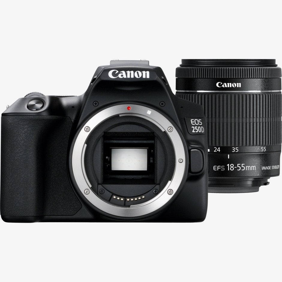 Canon EOS 250D + 18-55mm lens, Audio, Tv en Foto, Ophalen, Zo goed als nieuw, Canon