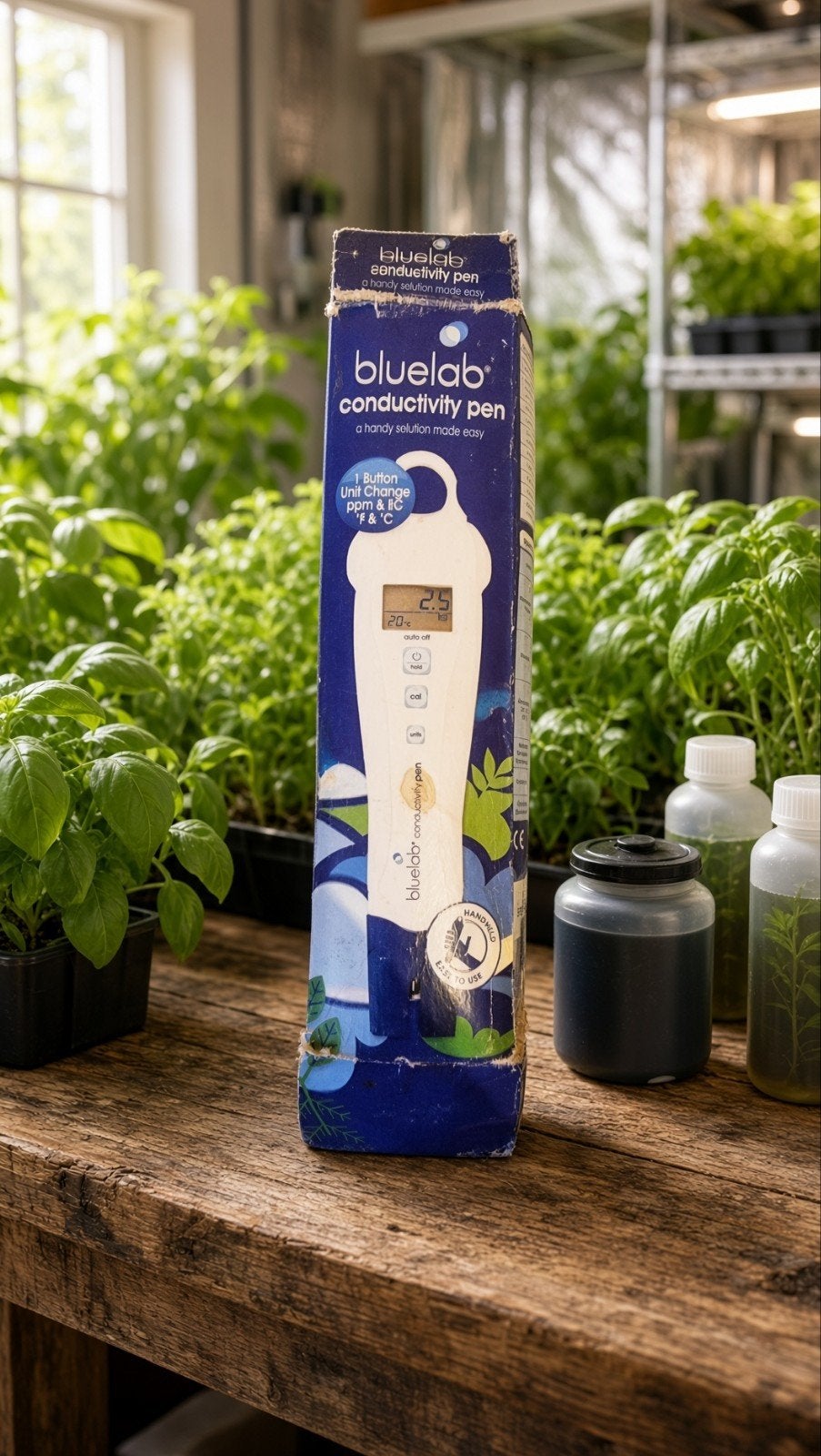 Bluelab Conductivity Pen EC/ppm/C — gebruikt, met doos, Tuin en Terras, Ophalen of Verzenden, Zo goed als nieuw, Overige typen