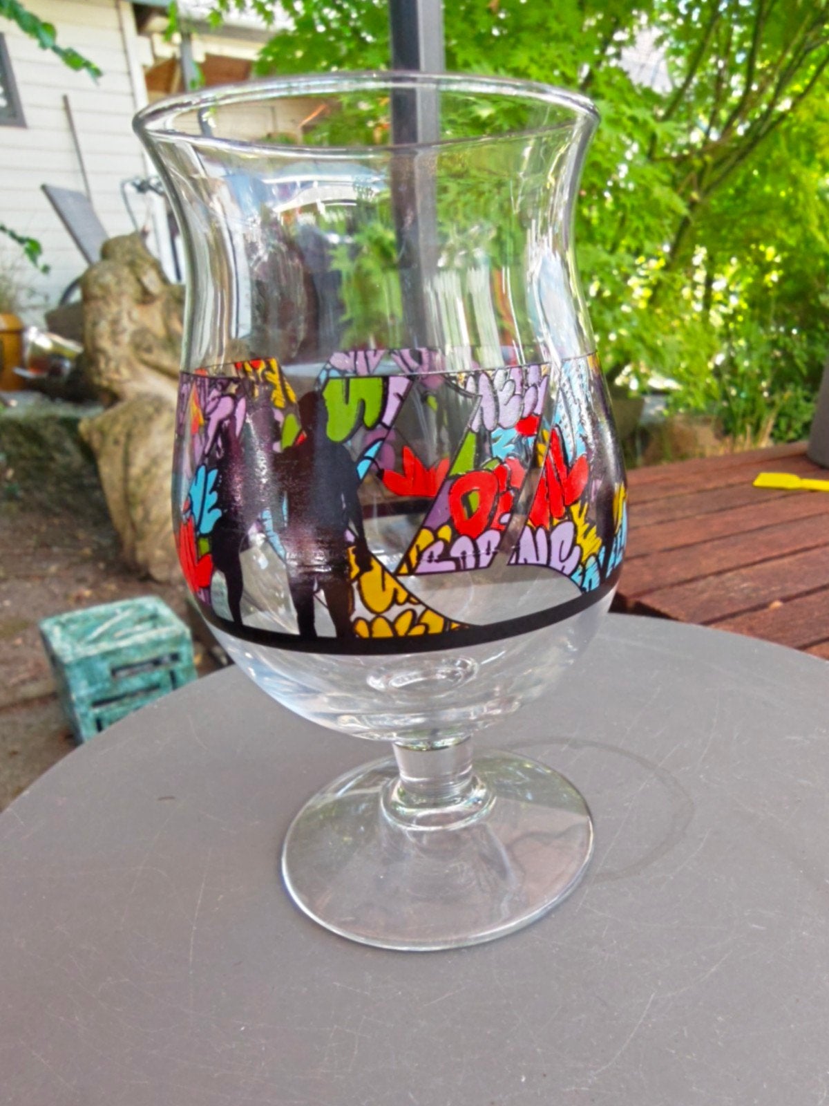 8 verschillende Duvel design glazen, Envoi, Comme neuf, Verre ou Verres, Duvel