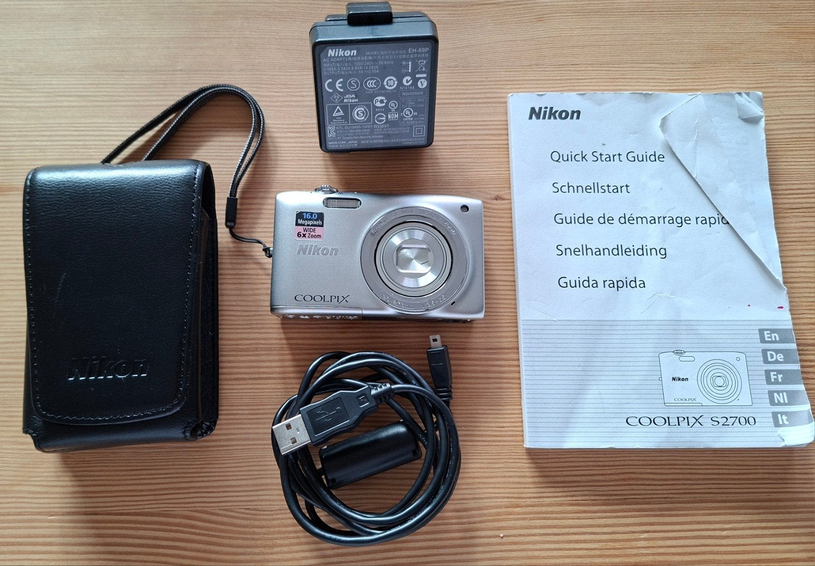 Nikon camera, Audio, Tv en Foto, Fotocamera's Digitaal, Ophalen, Handleiding, Nikon, 4 t/m 7 keer