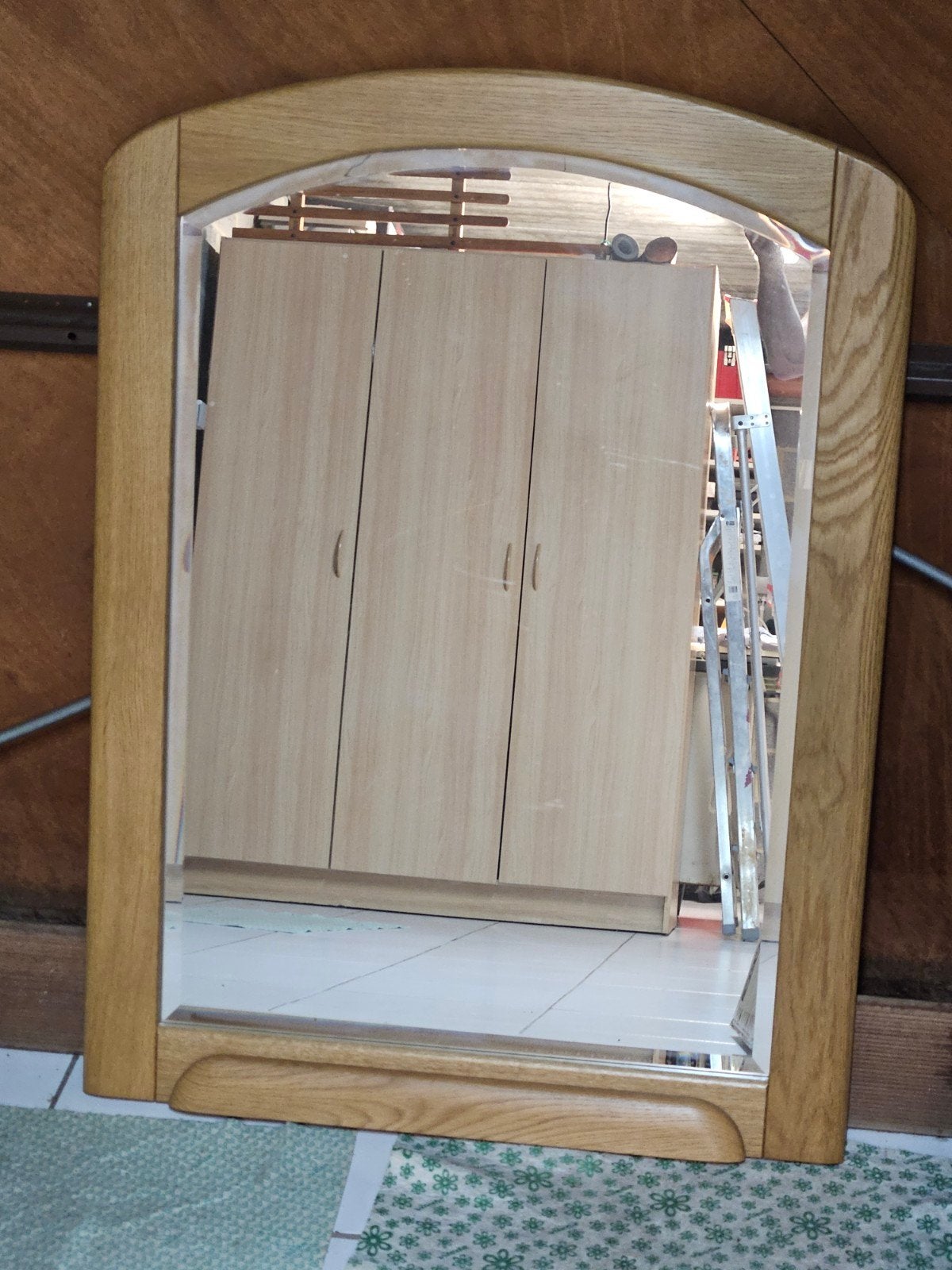miroir commode Chêne, Maison & Meubles, 25 à 50 cm, Enlèvement, 50 à 100 cm, Chêne
