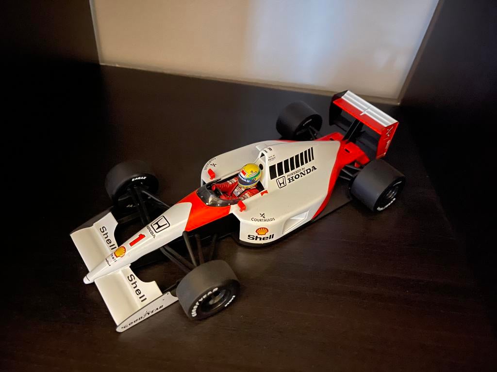Ayerton senna 1/18 mclaren, Hobby en Vrije tijd, Ophalen, Nieuw, Auto, MiniChamps