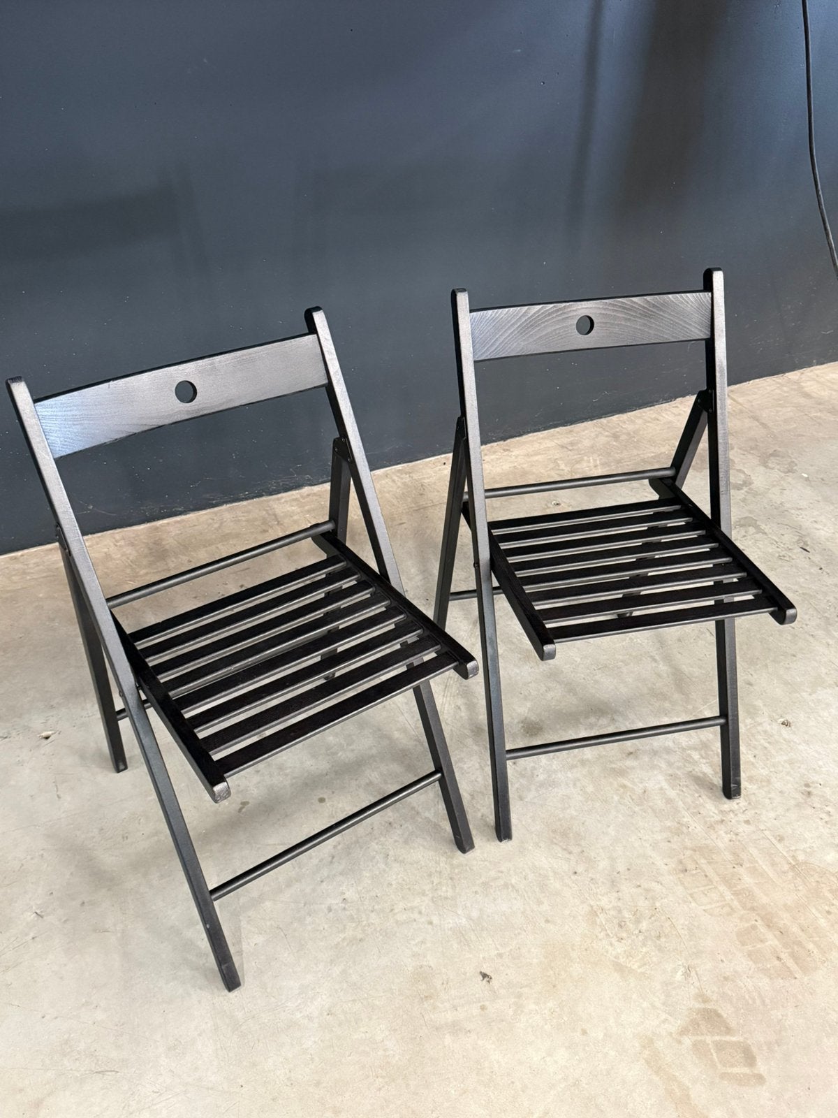 Paire de chaises pliantes IKEA, Ophalen, Zo goed als nieuw, Hout