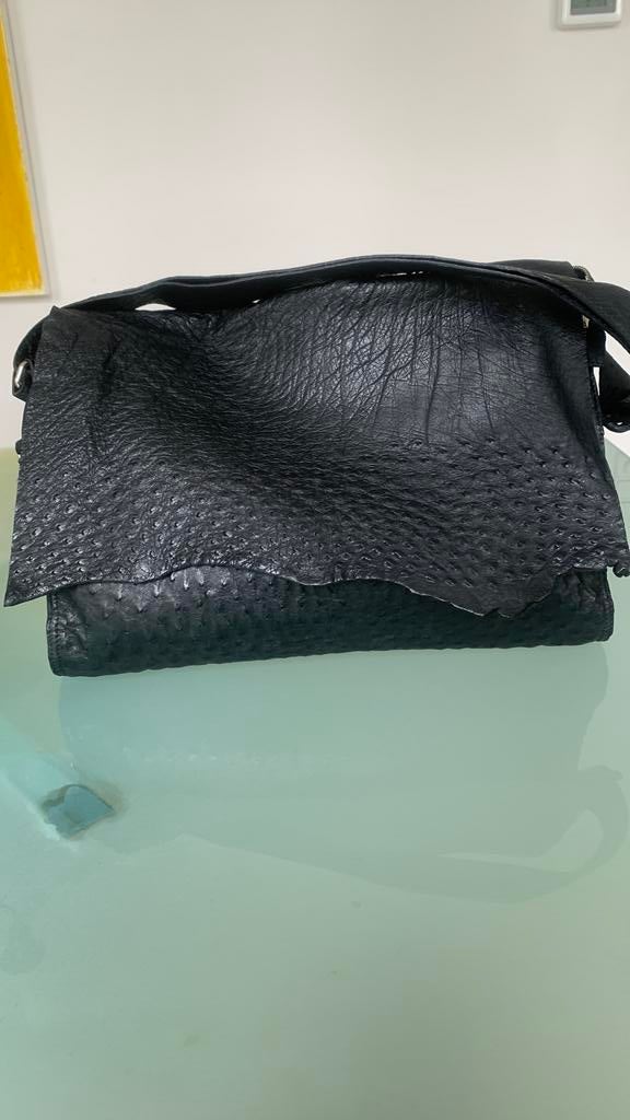 Sac à main Alex Schrijvers. Cuir d'autruche, Enlèvement, Comme neuf
