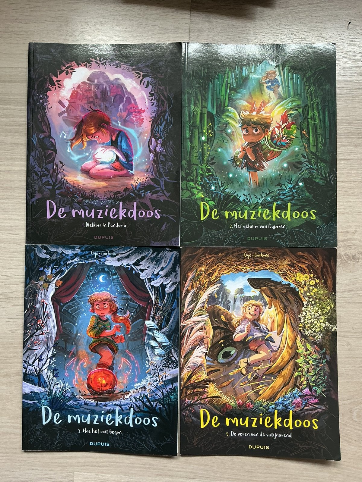 Strips De Muziekdoos, Ophalen, Gelezen