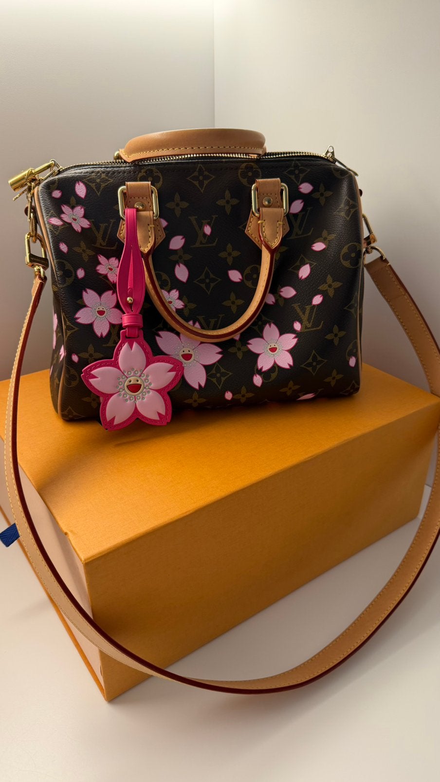 Louis vuitton speedy 25 limited edition, Enlèvement, Comme neuf, Bleu