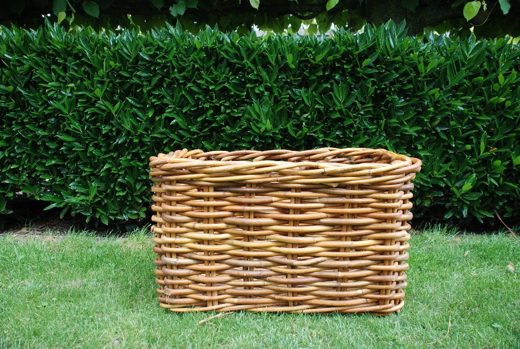 Grote rotan-mand mooie decoratie, Ophalen, Mand, Gevlochten