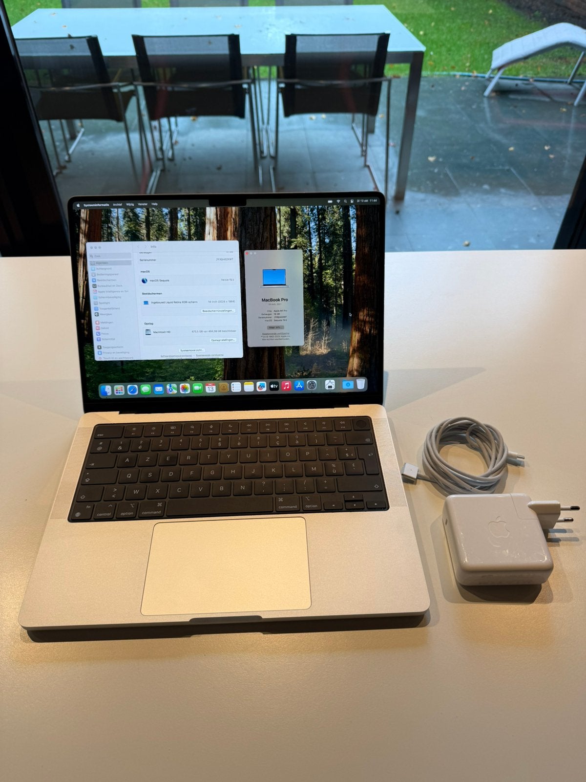 Apple macbook pro M1 nieuwstaat 16 cycli, Ophalen, Zo goed als nieuw, MacBook