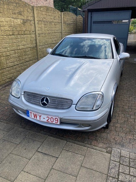 Mercedes SLK 200 Compressor, Auto's, 1998 cc, Achterwielaandrijving, Zwart, 4 cilinders