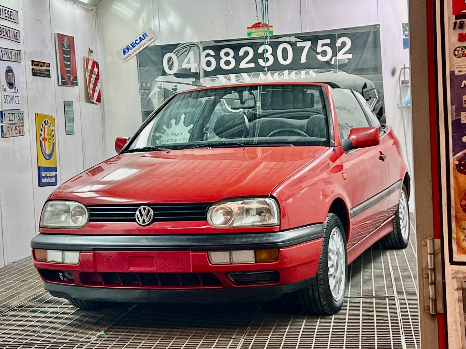 Golf 3/1600 cc, Enlèvement