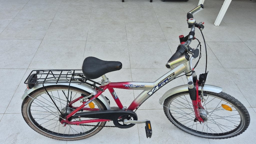 Kinderfiets “Pegasus” Y4-01 alu.Frame x 24 voor 6-9 jaar=>, Ophalen, Gebruikt, 20 inch of meer, Pegasus