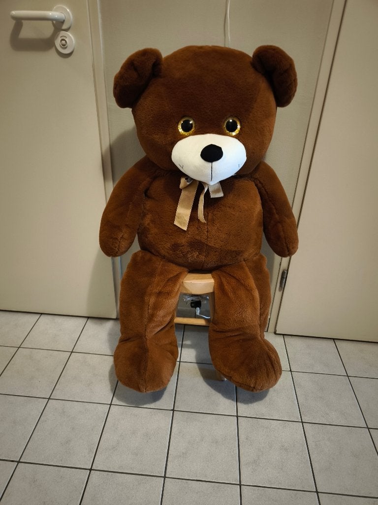 Teddybeer XL, Verzamelen, Beren en Cherished Teddies, Ophalen of Verzenden, Zo goed als nieuw, Stoffen beer, Overige merken