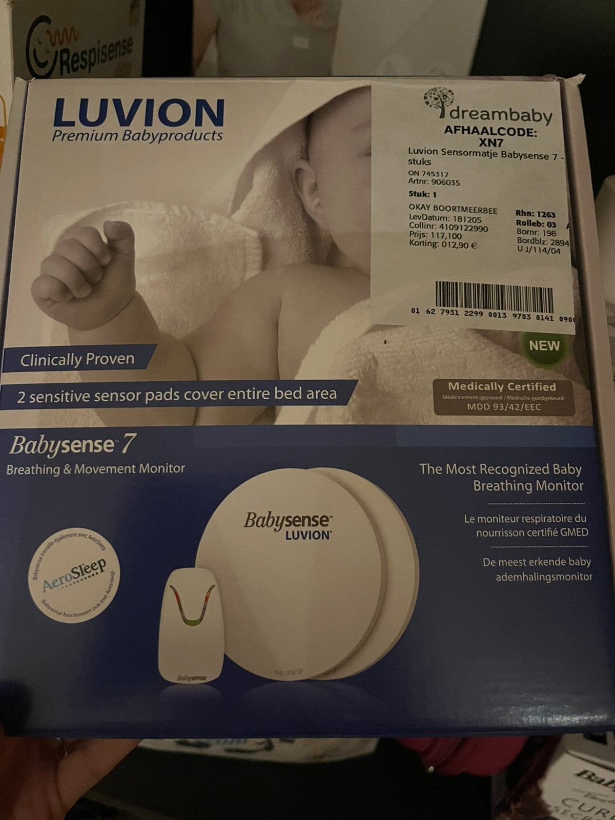 Luvion babysense 7, Kinderen en Baby's, Ophalen, Gebruikt