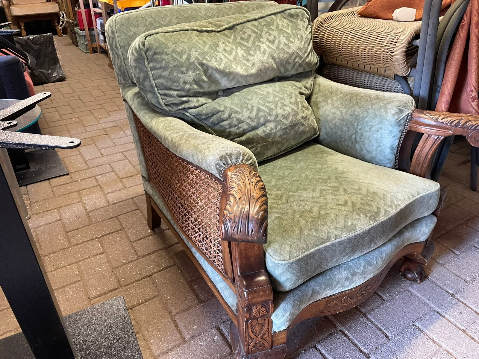 Antieke fauteuil rond 1900 -1920, Antiquités & Art, Enlèvement