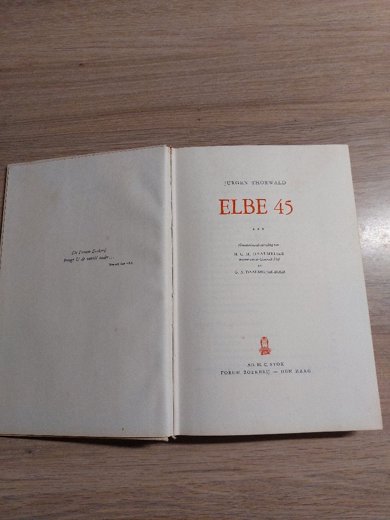 Elbe 45, Livres, Enlèvement, Utilisé