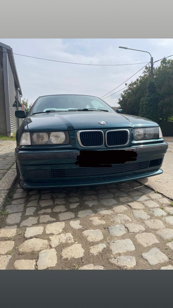 BMW E36 Compact, Auto's, BMW, Achterwielaandrijving, Zwart, Leder en Stof, Trekhaak