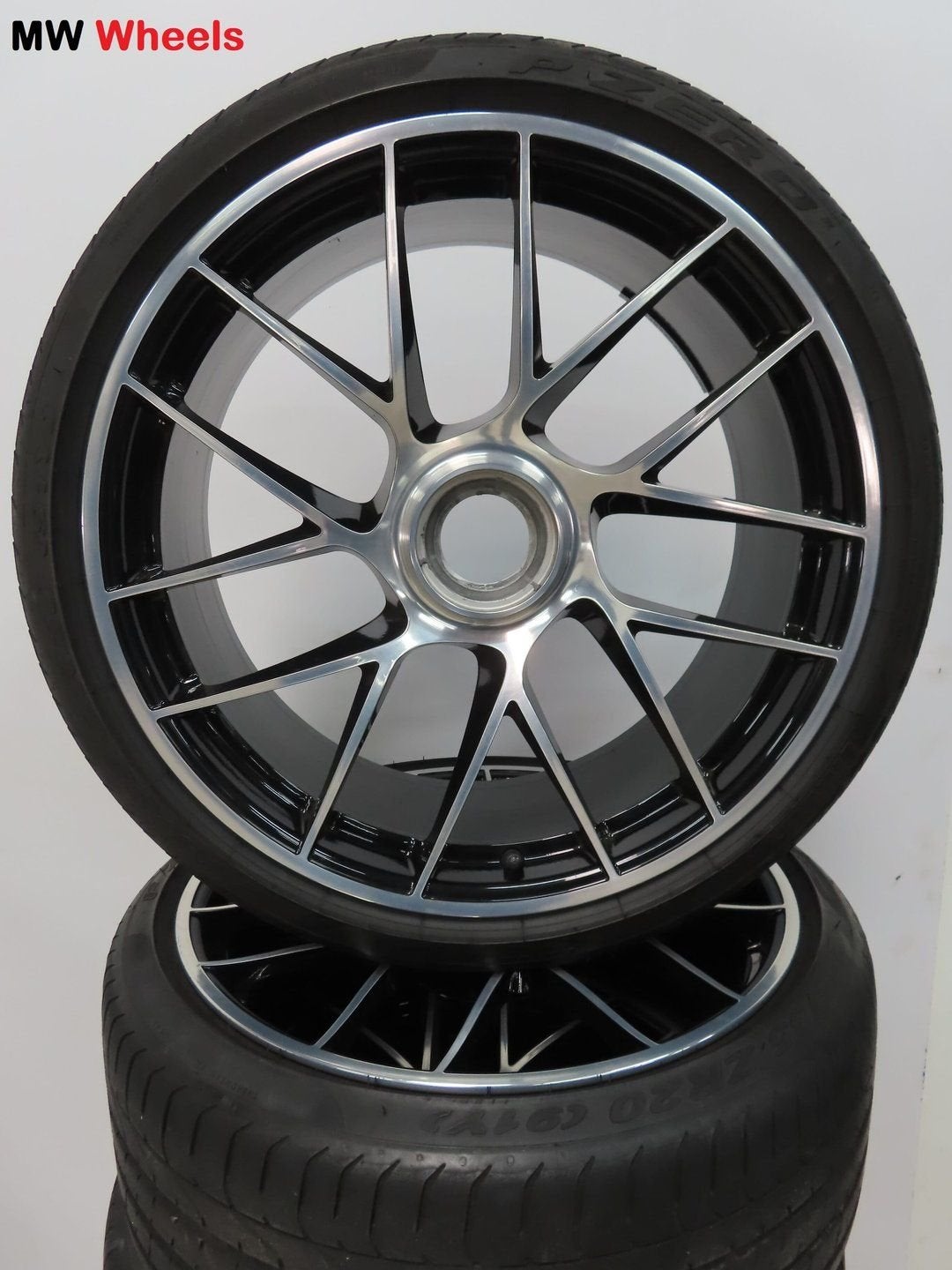 Porsche 20 inch Origineel 911 991 velgen Turbo S zomerbanden, -, -, Banden en Velgen, Ophalen of Verzenden