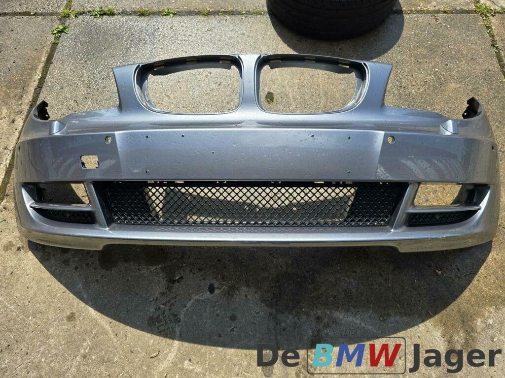 Voorbumper grijs BMW 1-serie E82 E88 51110036654, Utilisé, BMW, Enlèvement ou Envoi, Pare-chocs