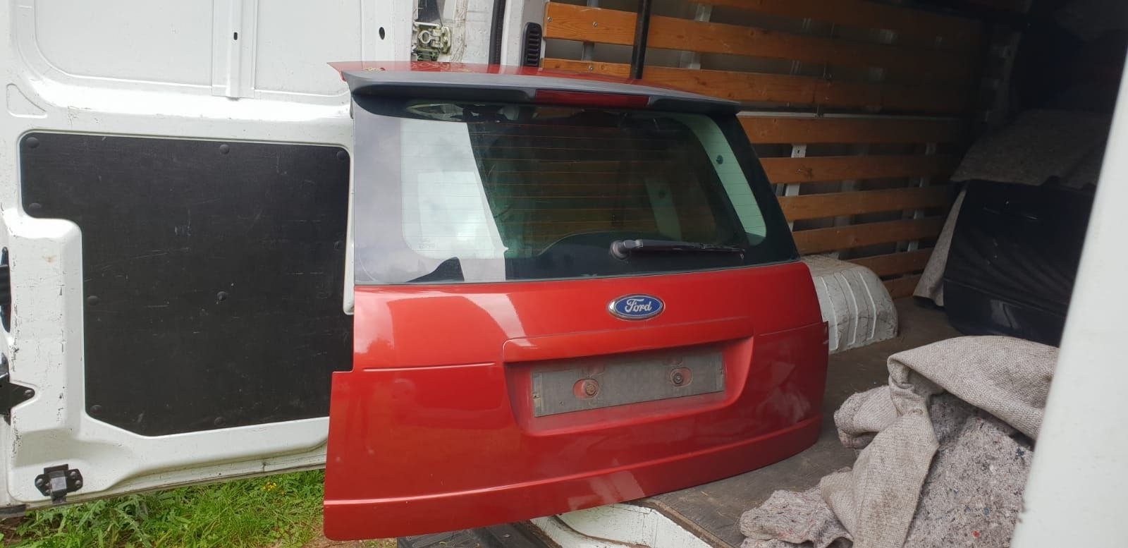FORD FOCUS C MAX ACHTERKLEP BJ 2008, Arrière, -, Haillon arrière, Utilisé