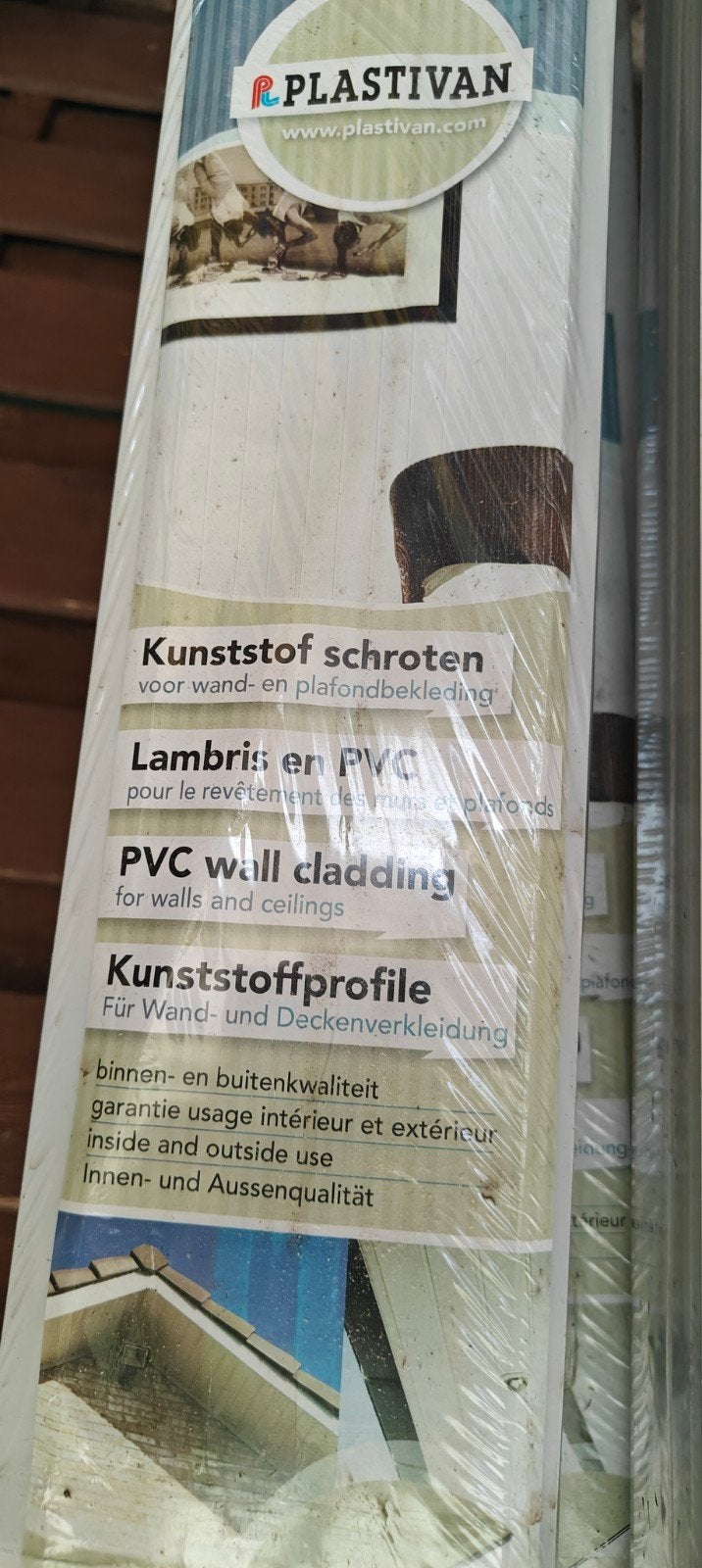Plastivan PVC schroten wit, Enlèvement, Neuf