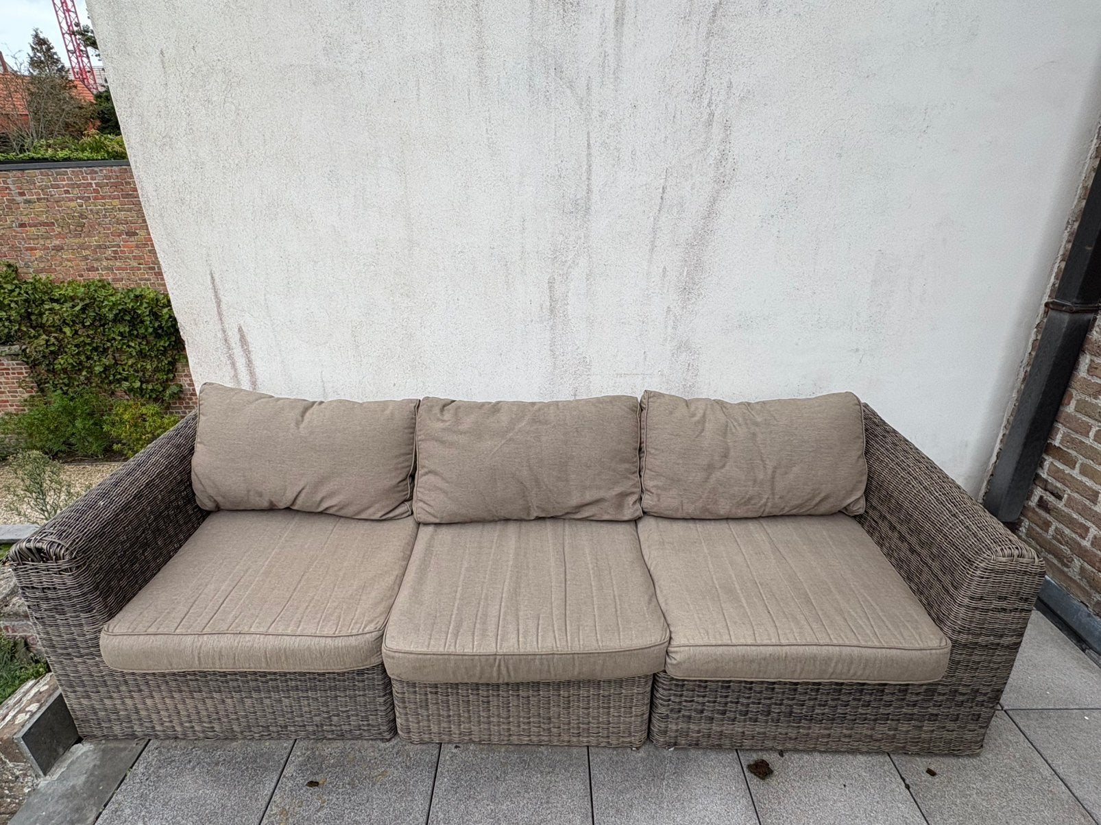 Set de salon, Jardin & Terrasse, Enlèvement, Comme neuf, Osier, Sets de jardin