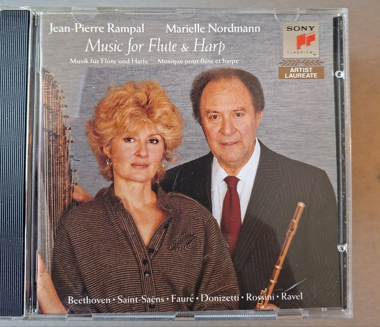 CD. Musique pour flûte et harpe (Sony)., Enlèvement ou Envoi