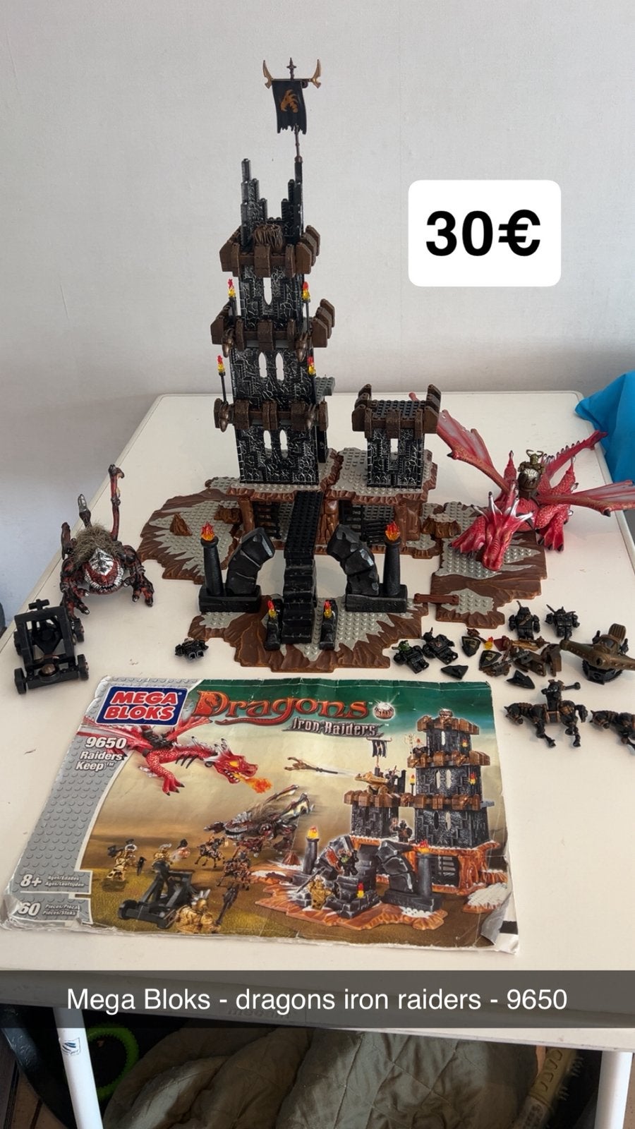 Mega bloks dragons 9650, Kinderen en Baby's, Speelgoed | Duplo en Lego, Ophalen, Gebruikt, Overige typen, Overige thema's