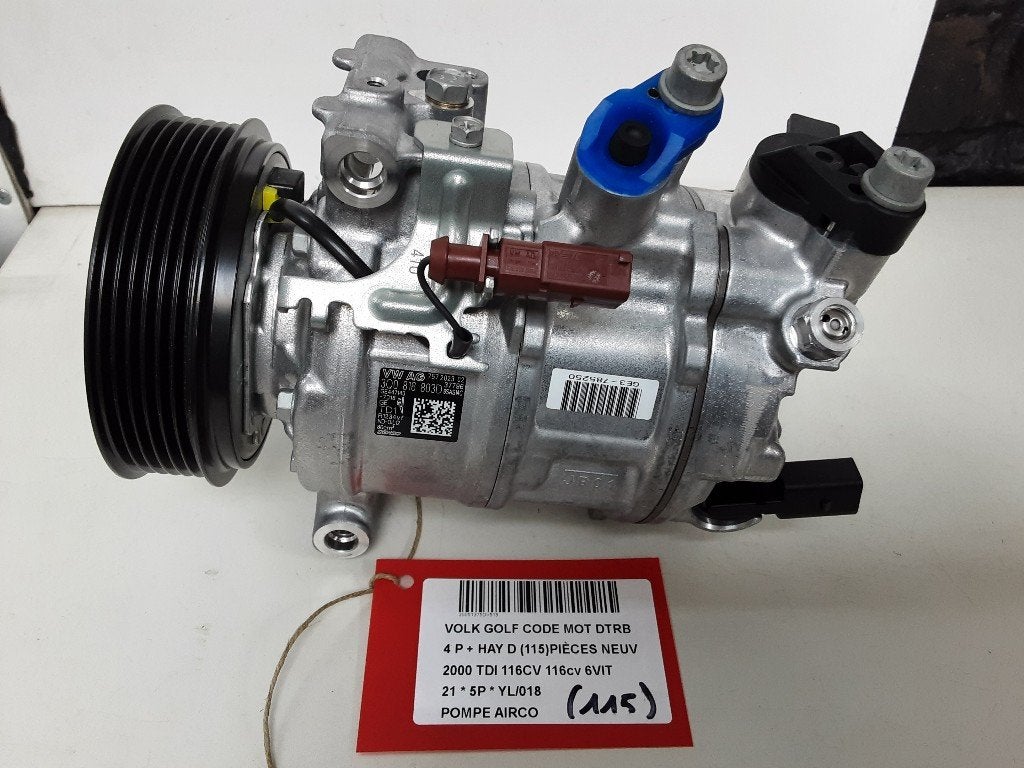 COMPRESSEUR CLIMATISATION Golf VIII (CD1) (3Q0816803D), Volkswagen, Volkswagen AG, Utilisé, Kundenbetreuung@volkswagen.de