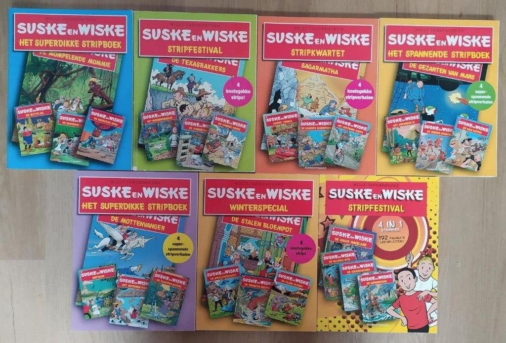 7 x Suske en Wiske omnibus ( Lidl ), Enlèvement ou Envoi