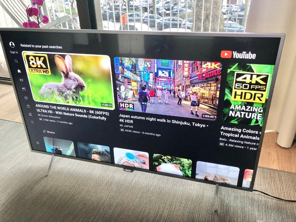 55 inch Philips 4K Smart tv met Annilight!, Audio, Tv en Foto, Televisies, Ophalen, Philips, 100 cm of meer, 4k (UHD)