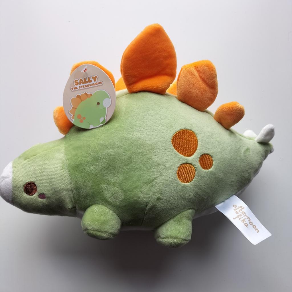 Stegosaurus knuffel, Kinderen en Baby's, Speelgoed | Knuffels en Pluche, Groen, Dinosaurus, Nieuw, Ophalen of Verzenden