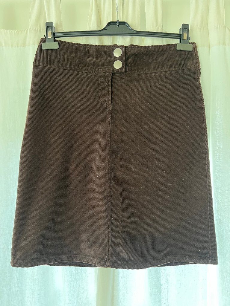 Jupe en velours côtelé, Enlèvement, Comme neuf, Brun