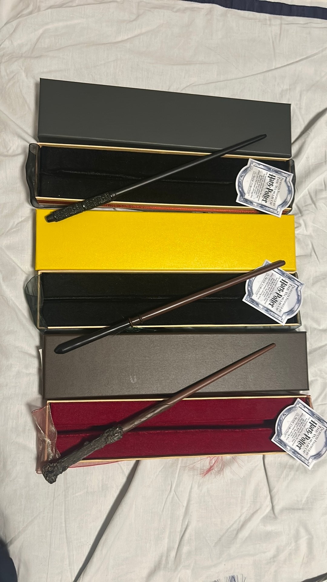 Harry potter toverstaffen, Verzamelen, Ophalen, Zo goed als nieuw, Replica
