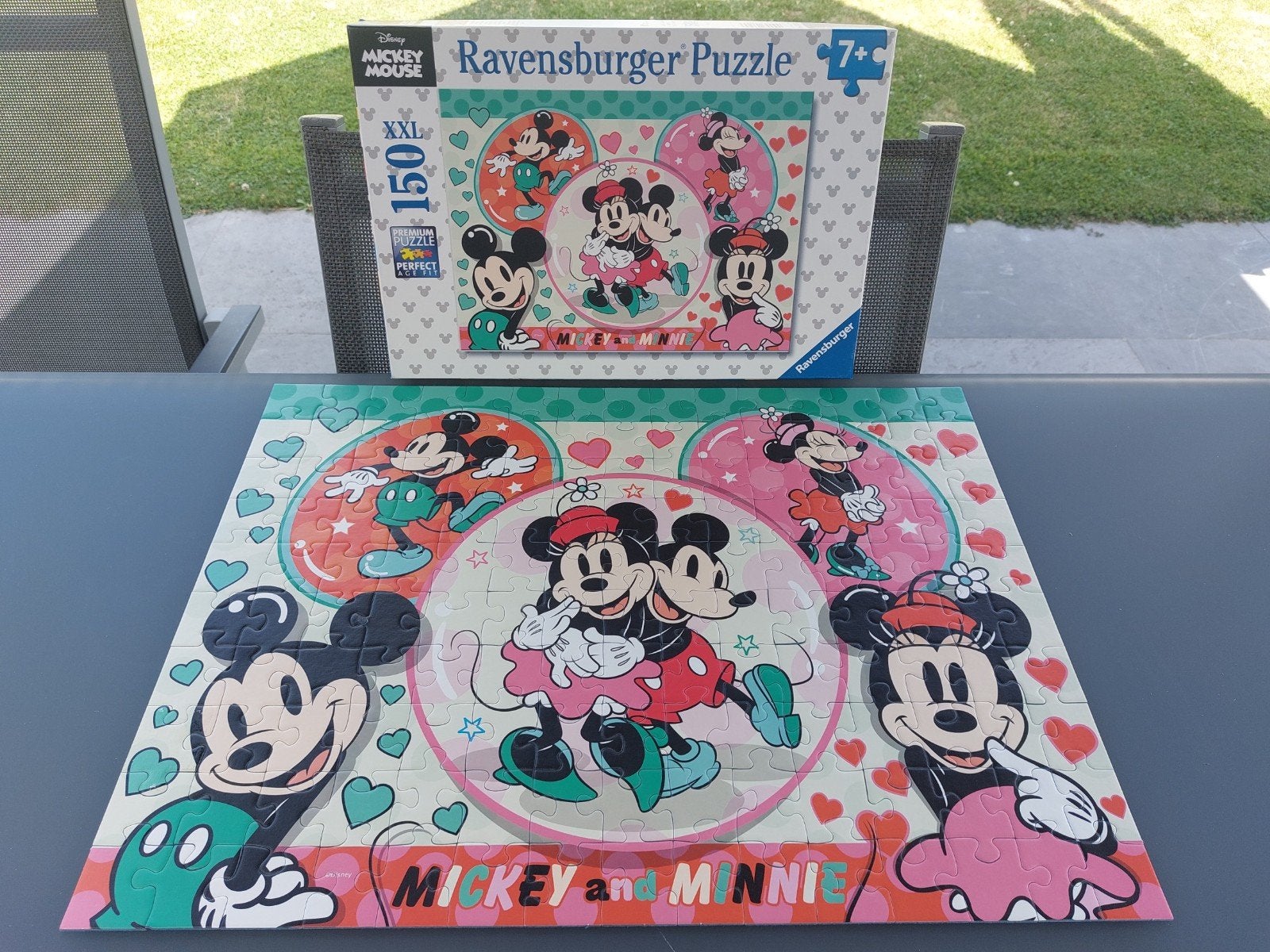 Mickey&Minnie puzzel XXL 150st, Ophalen of Verzenden, Meer dan 50 stukjes, Nieuw, 6 jaar of ouder