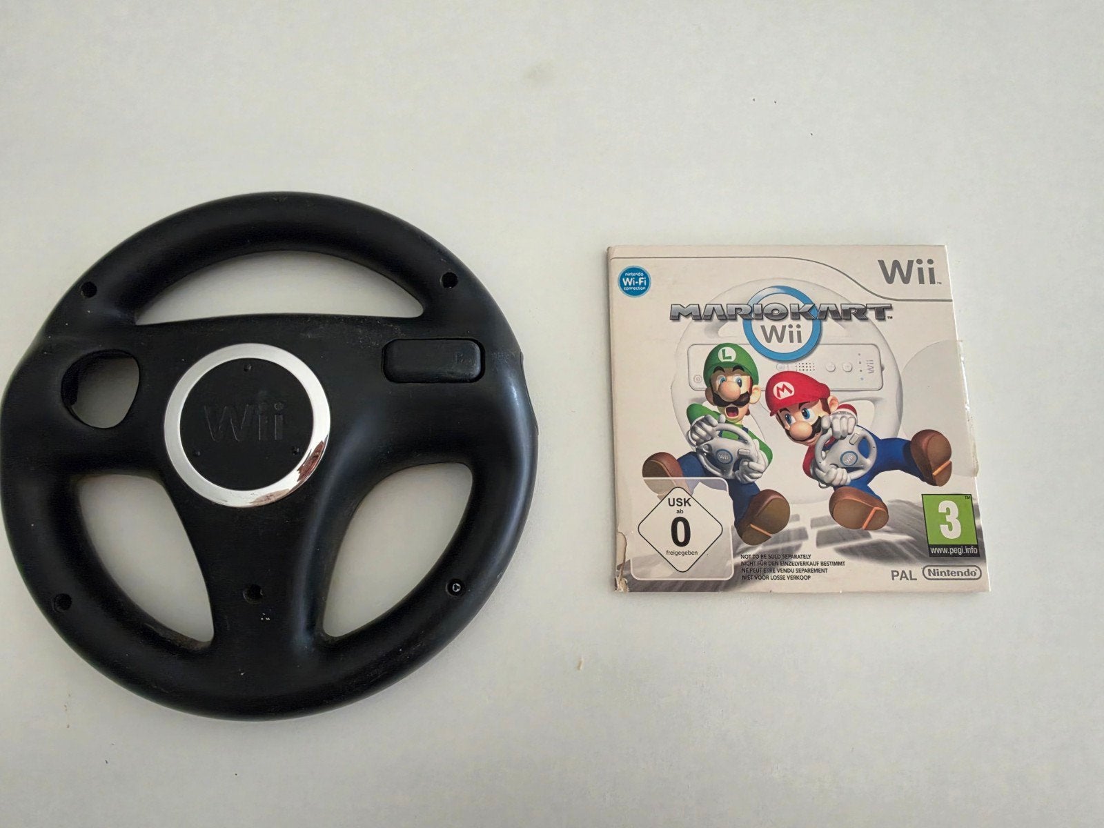 Mario kart Nintendo wii + stuur, Games en Spelcomputers, Ophalen of Verzenden