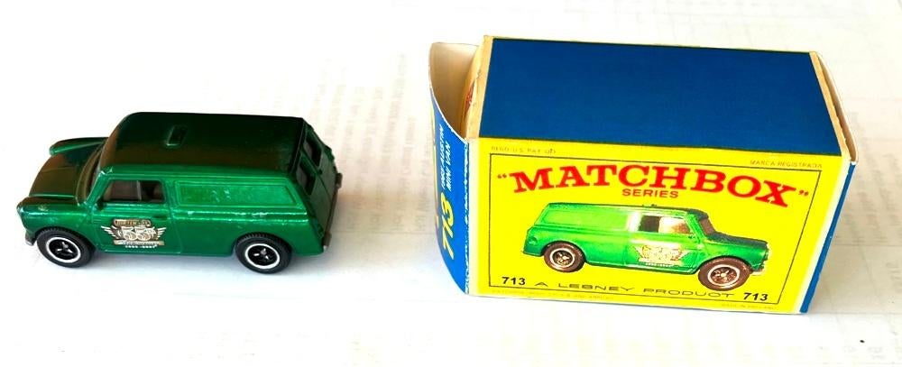 Matchbox Mini Van 55th Anniversary # 713 in doos., Hobby en Vrije tijd, Ophalen of Verzenden, Zo goed als nieuw, Auto