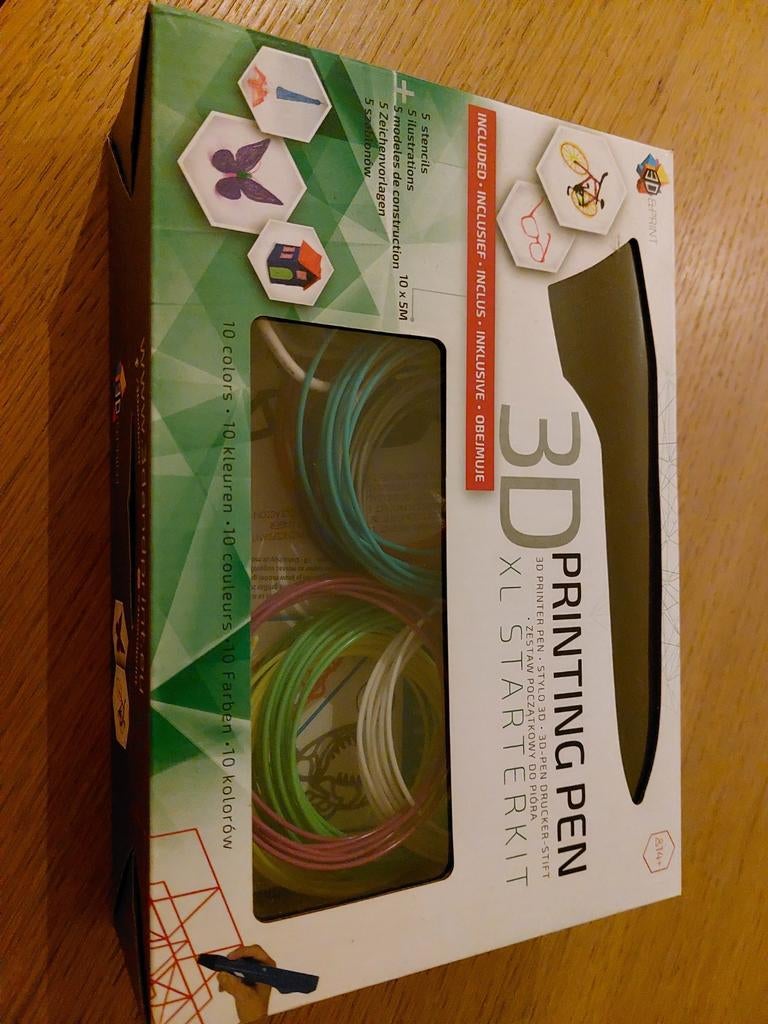 3D pen, Ophalen, Gebruikt